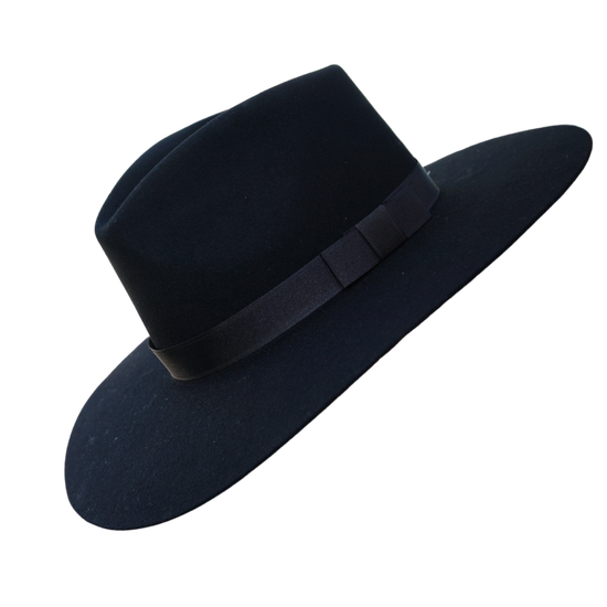 Mens fedora hats black hot sale